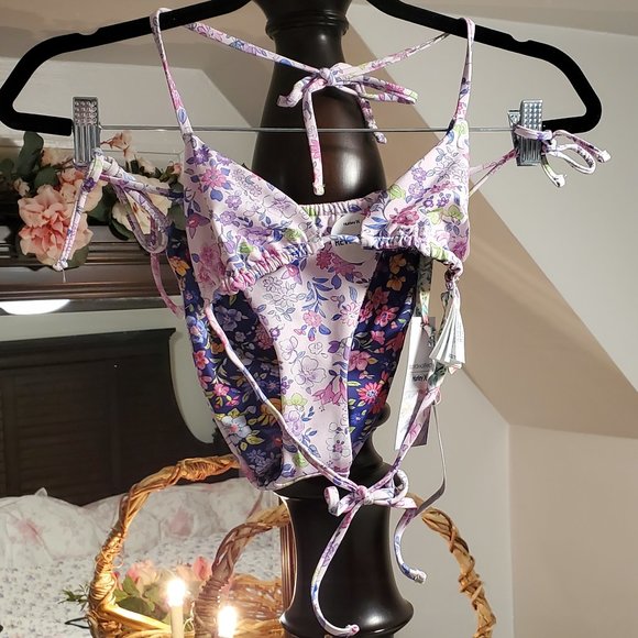 LoveShackFancy Other - NWT LoveShackFancy x Hurley Cheeky Bikini Set XS